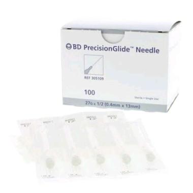 BD Needle 27g / Jarum BD 27g