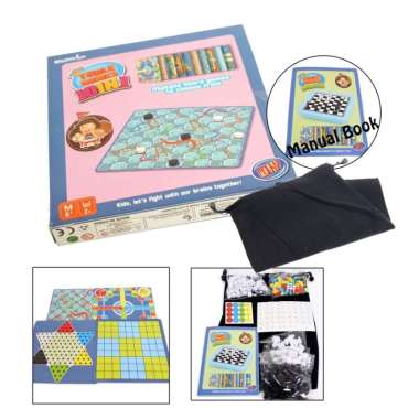 Mainan Anak Family -Board Table Game 10 in 1 Papan Permainan Keluarga