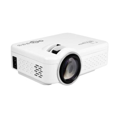 EACAN T-55 Mini LED Projector with WiFi Putih