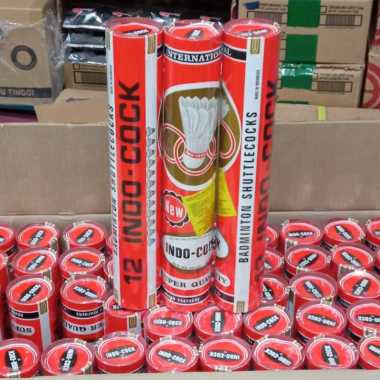 Shuttlecock Badminton Jp Kok Bola Bulutangkis Indocock Merah 12 pcs WJM Shop Makassar
