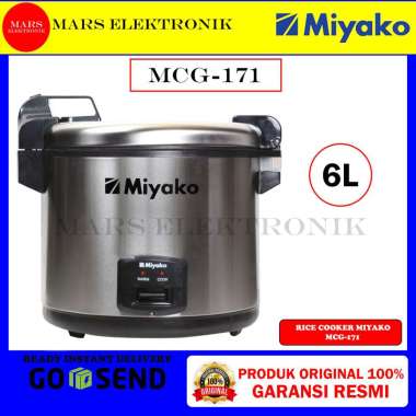 RICE COOKER MIYAKO MCG-171 / 6 LITER / MCG 171 / 16,7 LITER / PENANAK NASI JUMBO / RICE COOKER JUMBO