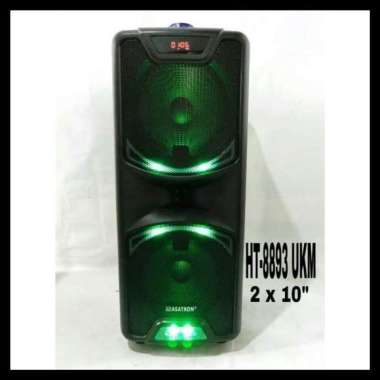 HT 8893 UKM Speaker Portable Meeting Wireless Asatron 2 x 10 inch