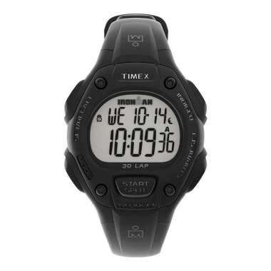 Timex Ironman Classic TW5M44900 Indiglo Digital Dial Black Resin Strap [Machtwatch] Hitam