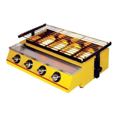 harga Jual Getra Etk222 Griller 4 Burner Kompor Panggang 4 Tungku Gas Bbq Etk 222 - Kuning Multicolor Blibli.com