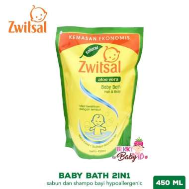 harga Zwitsal Natural Baby Bath 2in1 Hair & Body Sabun Shampo Bayi 450 ml Berry Baby Refill 450ml Blibli.com