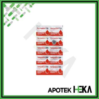 Sangobion Kapsul Strip isi 10 - Tablet Penambah Darah
