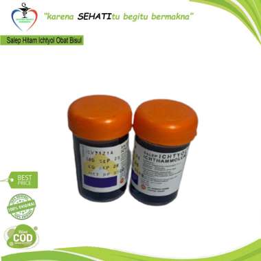 CIUBROS ICHTIOL DUN ZALF SALEP HITAM ANTISEPTIP BISUL UDUN