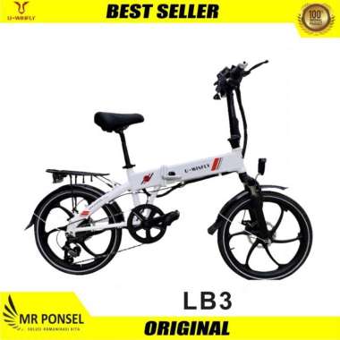 SEPEDA LIPAT LISTRIK UWINFLY LB3 GARANSI RESMI