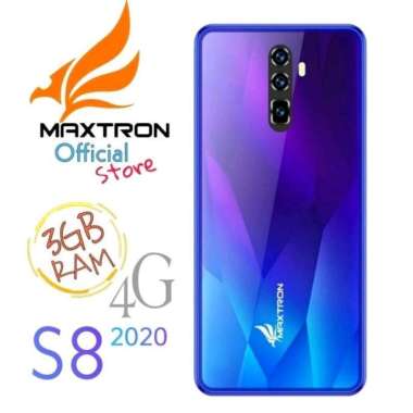 (RAM 3GB - 4G) MAXTRON S8 2020 ANDROID 4G 6.0" FULLVIEW RAM 3GB ROM 16GB (HP ANDROID purple