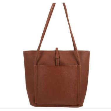 Tas Wanita Tas Bahu Wanita Mayonette Davne Tote Bag Coklat