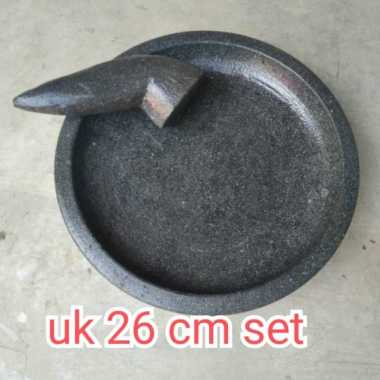 cobek 26 cm coet ulegkan batu asli super