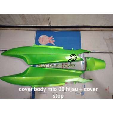 cover body mio 08 hijau + cover stop merk win