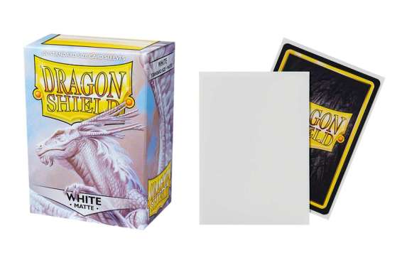 Dragon Shield Matte 100 Card Sleeve White