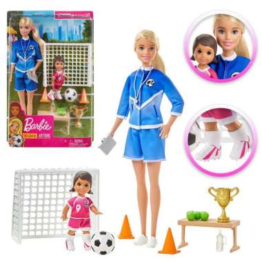 Barbie Career Soccer Coach Playset GLM47 Original