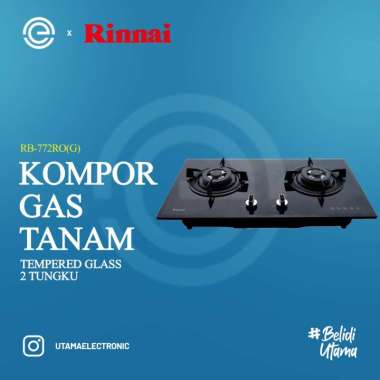 RINNAI Kompor Gas Tanam 2 Tungku RB-772RO(G)