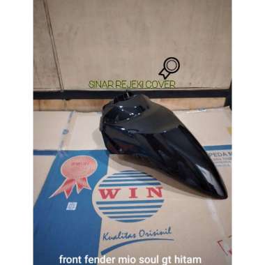 spakbor depan / front fender mio soul gt hitam merk win