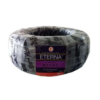 KABEL RAMBUT 2X0,75mm ETERNA kabel serabut kabel NYMHY kabel listrik