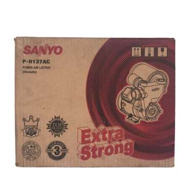 Pompa Air Sanyo Otomatis P-H137AC - Mesin Air Sumur Dangkal
