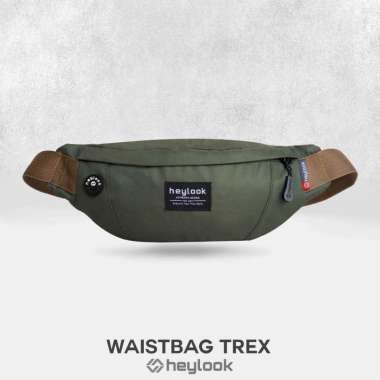 HEYLOOK Tas Selempang Pria Terbaru Waist Bag Trex Pria Anti Air Anti Sobek ARMY