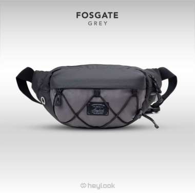HEYLOOK Tas Selempang Pria Waterproof Waist Bag Fosgate Anti Air - [Bisa Cod] GREY