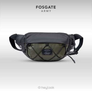 HEYLOOK Tas Selempang Pria Waterproof Waist Bag Fosgate Anti Air - [Bisa Cod] ARMY