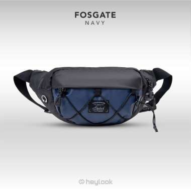 HEYLOOK Tas Selempang Pria Waterproof Waist Bag Fosgate Anti Air - [Bisa Cod] NAVY