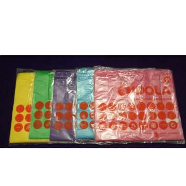 MURAH NIH!!! Kantong Plastik Kresek JUMBO WARNA IDOLA Ekonomis Uk 40 x 65