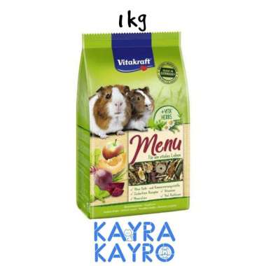 Vitakraft Premium Menu Vital for Guinea Pigs 1 kg - Makanan Marmut - Pig