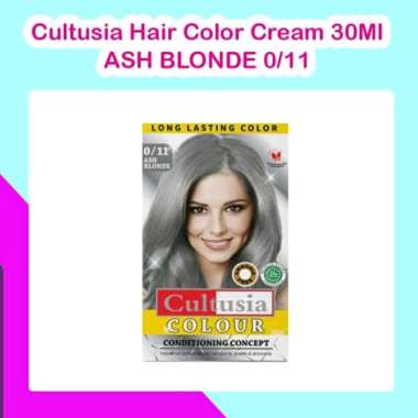 CULTUSIA HAIR COLOR/PEWARNA RAMBUT CULTUSIA 30ML ash blonde
