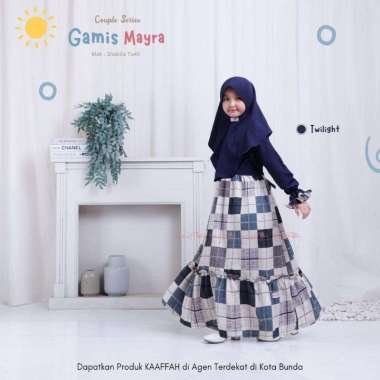 FAMSET MALIH & MAYRA - TWILIGHT Gamis Mayra Kids L