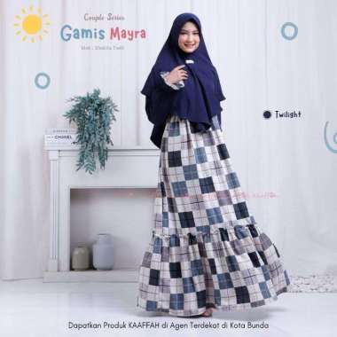 FAMSET MALIH & MAYRA - TWILIGHT Gamis Mayra Mom L