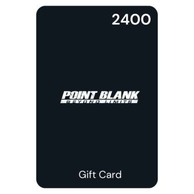 Point Blank Beyond Limit Gift Card PB Cash 2400