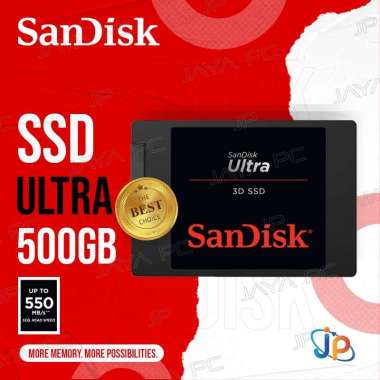 Sandisk SSD Ultra 3D 500GB Sata 3 - Sandisk SSD Ultra 500 GB 2.5"