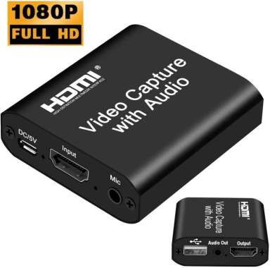 NewG Video Capture Card HDMI Video with Loop Out/With Audio USB 3.0 Cards 4K Input With Audio