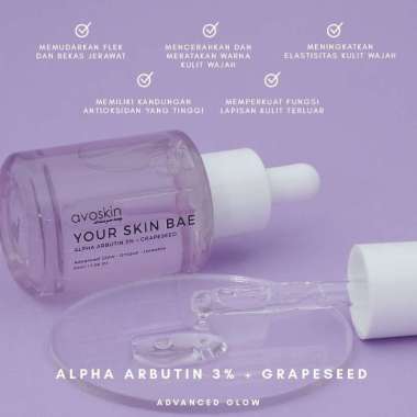 AVOSKIN YOUR SKIN BAE ALPHA ARBUTIN 3% + GRAPESEED