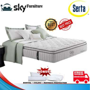 1 Set Full SERTA SPRINGBED "iBALANCE" Kasur + Divan + Sandaran 180 x 200