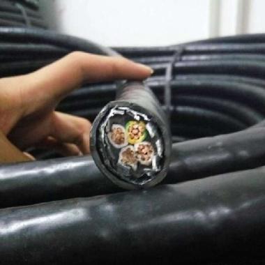 SUPREME NYFGBY NYRGBY 4x4mm PER METER Hitam Kabel Kawat isi 4 Armored