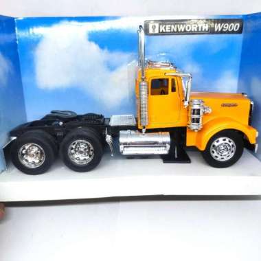 diecast miniatur alat berat truck kenworth truk bahan besi oleng
