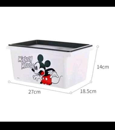 (Miniso) Disney Mickey Mouse Storage Box Kotak Penyimpanan Mickey Mouse