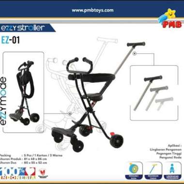 Ezzy Stroller PMB Type Ez01 Micro Trike EZ 01 Roda Empat Stroler EZ-01
