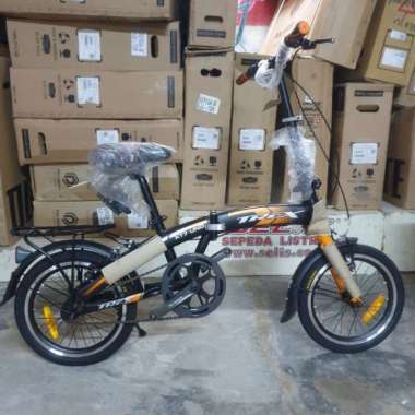 Sepeda Lipat 16 inch Trex XT7 Uno Single Speed XT 7 XT-7