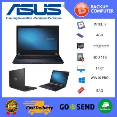 Laptop ASUS P1440FA FQ2693R I3 10110 4GB 1TB Win 10PRO 14.0 3YR GRY