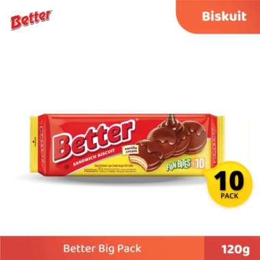 Better Sandwich Biscuit Vanila Cream 120 Gr