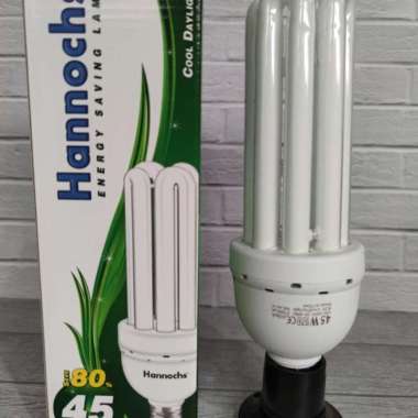 Hannochs lampu plc 45w 4u 45 watt lhe lampu hemat energi CAHAYA PUTIH