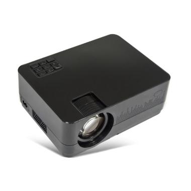 OEM HQ3 2500 Lumens WiFi and Mirroring Function LED Multimedia Projector Black