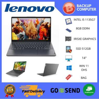 LENOVO IDEAPAD SLIM 5I 14ITL05 I5 1135G7 8GB 512GB SSD - GRAPHITE GREY
