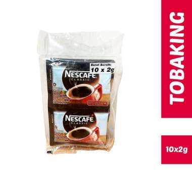 Promo Harga Nescafe Classic Coffee per 10 sachet 2 gr - Blibli