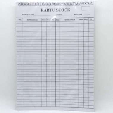 Kartu Stock Ukuran Folio vertical