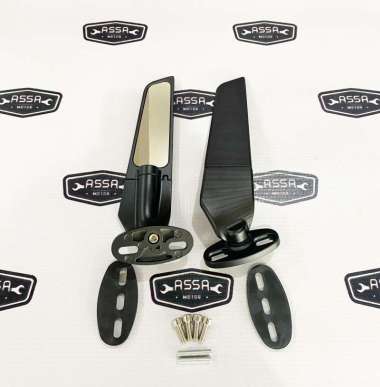 Spion Winglet Aluminium Cembung