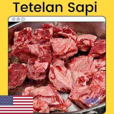 Tetelan Sapi Shortplate Daging Sapi / Import US Australia / Tetelam Daging / Trimming Beef Shortplate/ Tetelan Daging Sapi Segar Shortplate USA 500GR